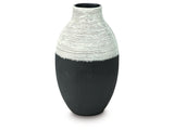 Girtha Antique White/Black Vase (13''H) - Ornate Home
