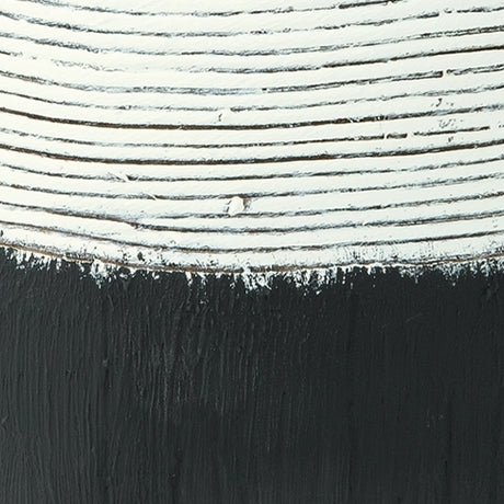 Girtha Antique White/Black Vase (13''H) - Ornate Home