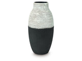 Girtha Antique White/Black Vase (16''H) - Ornate Home
