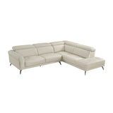 Giselle Beige 2-Piece Sectional with Right Side Chaise - Ornate Home