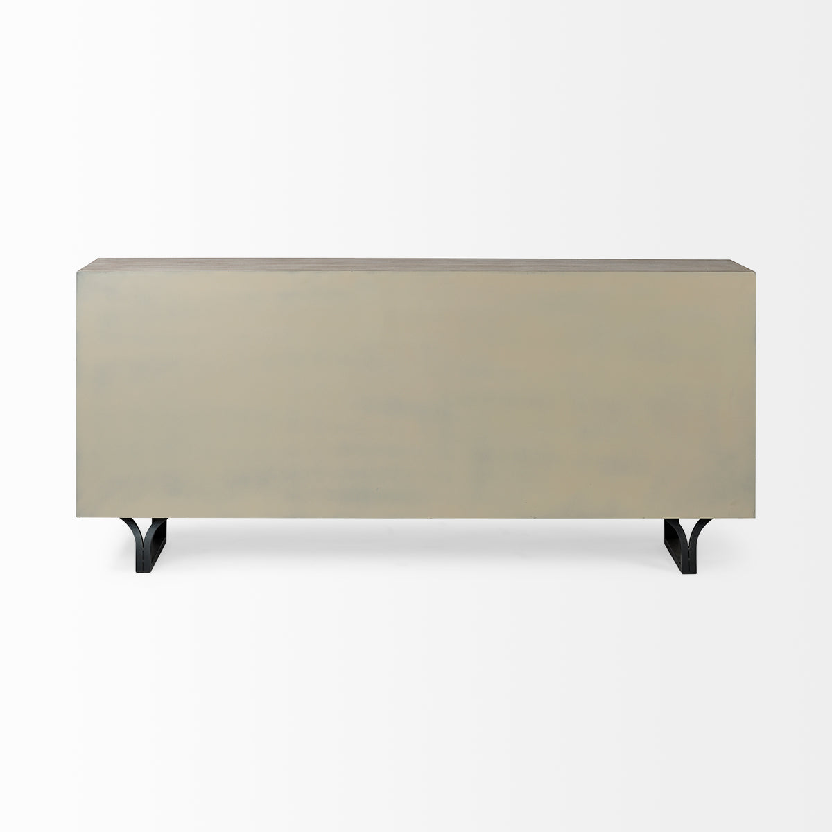 Giselle Brown/Black Fir Veneer 9 Drawer Sideboard - Ornate Home