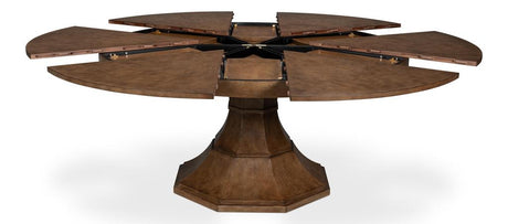 Giselle Jupe Brown Dining Table - Ornate Home