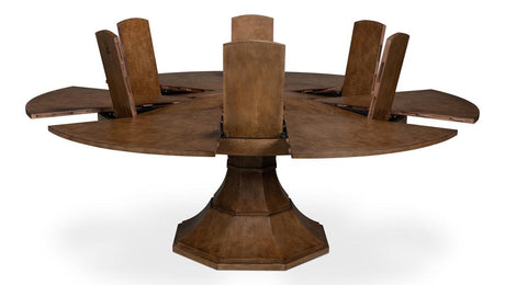 Giselle Jupe Brown Dining Table - Ornate Home