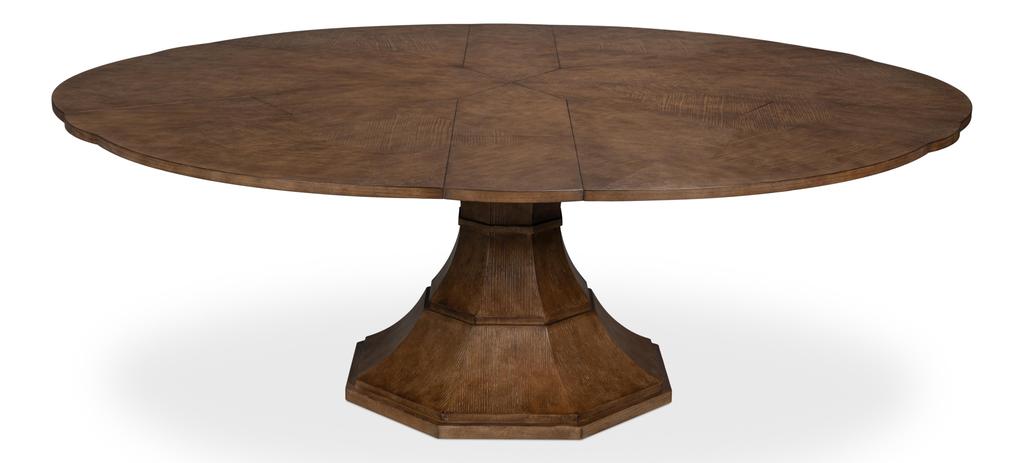 Giselle Jupe Brown Dining Table - Ornate Home