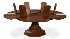 Giselle Jupe Brown Large Dining Table - Ornate Home