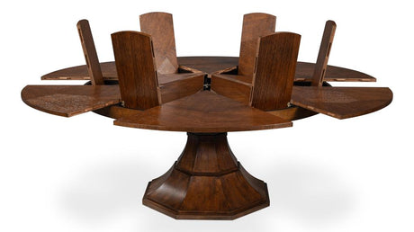 Giselle Jupe Brown Large Dining Table - Ornate Home