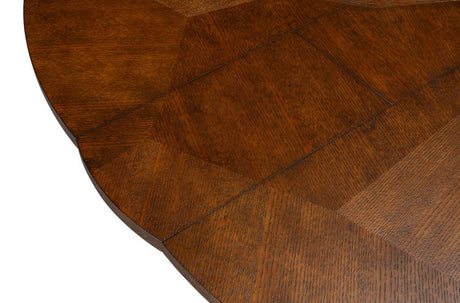 Giselle Jupe Brown Medium Dining Table - Ornate Home