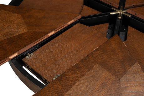 Giselle Jupe Brown Medium Dining Table - Ornate Home