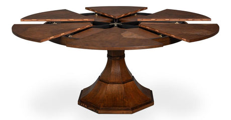 Giselle Jupe Brown Medium Dining Table - Ornate Home