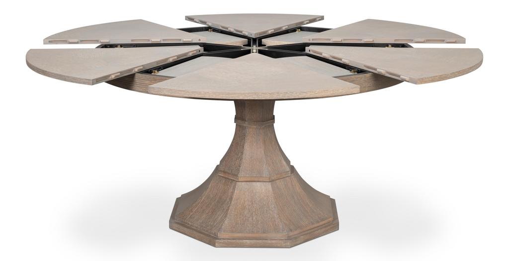 Giselle Jupe Grey Dining Table - Ornate Home