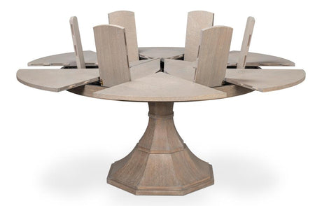 Giselle Jupe Grey Dining Table - Ornate Home