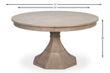 Giselle Jupe Grey Dining Table - Ornate Home