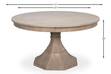 Giselle Jupe Grey Dining Table - Ornate Home