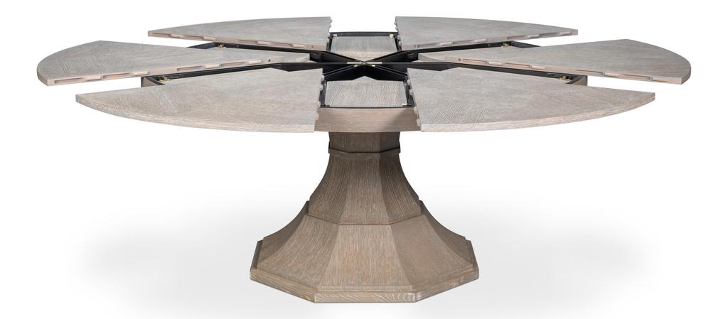 Giselle Jupe Grey Dining Table - Ornate Home