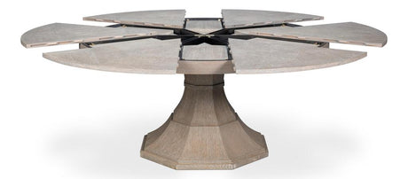 Giselle Jupe Grey Dining Table - Ornate Home