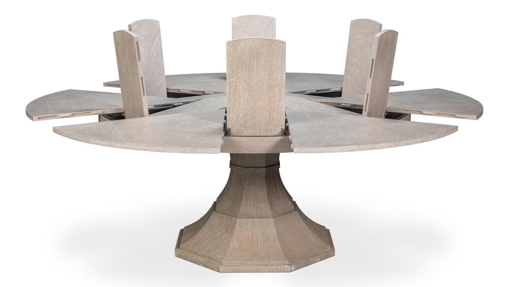 Giselle Jupe Grey Dining Table - Ornate Home