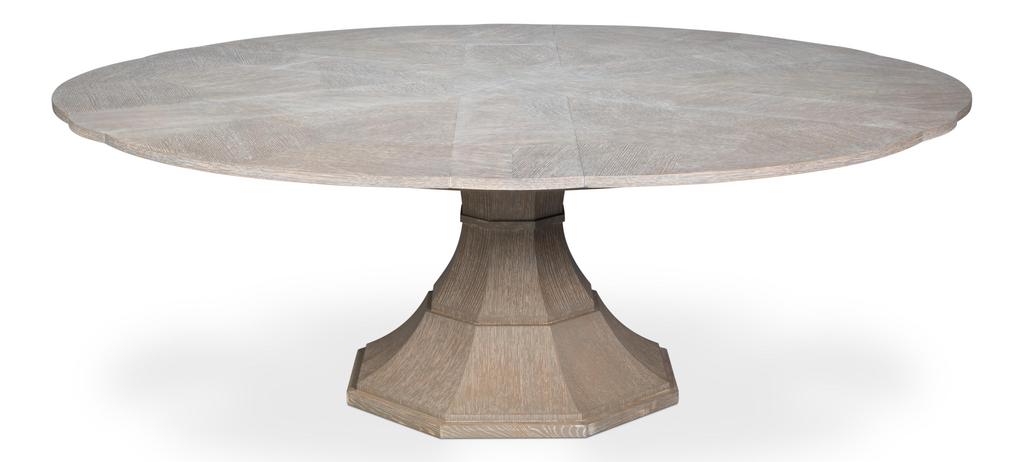 Giselle Jupe Grey Dining Table - Ornate Home