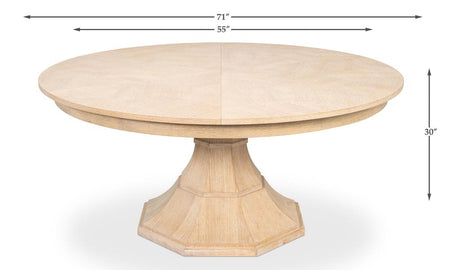 Giselle Jupe Natural Dining Table - Ornate Home