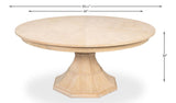 Giselle Jupe Natural Dining Table - Ornate Home