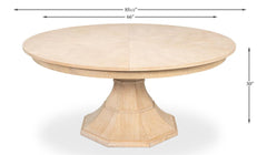 Giselle Jupe Natural Dining Table - Ornate Home