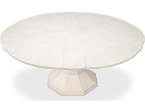 Giselle Jupe White Dining Table - Ornate Home