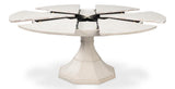 Giselle Jupe White Dining Table - Ornate Home