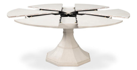 Giselle Jupe White Dining Table - Ornate Home