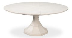 Giselle Jupe White Dining Table - Ornate Home