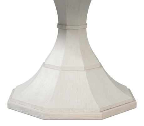 Giselle Jupe White Dining Table - Ornate Home