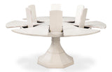 Giselle Jupe White Dining Table - Ornate Home