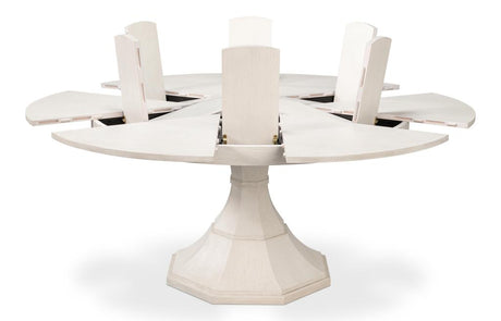 Giselle Jupe White Dining Table - Ornate Home