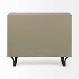 Giselle Light Brown Fir Veneer 3 Drawer Accent Cabinet - Ornate Home