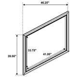 Giselle Rustic Beige Dresser Mirror - Ornate Home