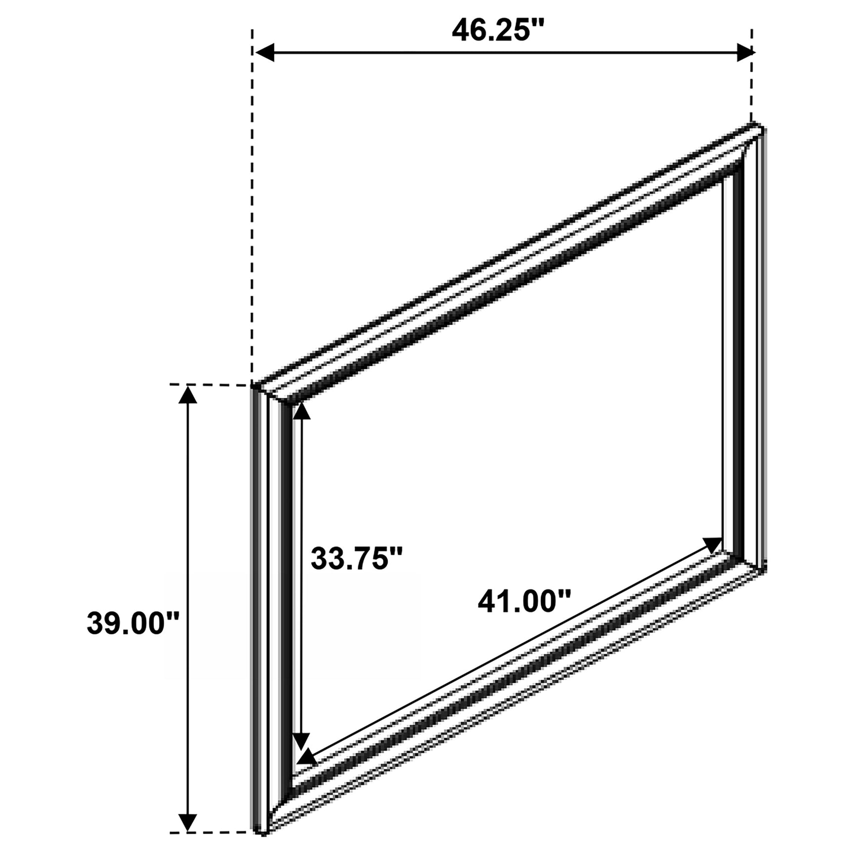 Giselle Rustic Beige Dresser Mirror - Ornate Home
