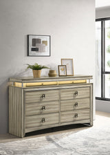 Giselle Rustic Beige Dresser - Ornate Home