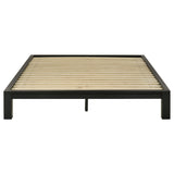 Gislen Black Queen Easy Assembly Wood Platform Bed - Ornate Home