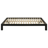 Gislen Black Queen Easy Assembly Wood Platform Bed - Ornate Home