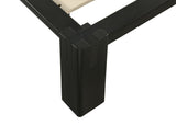 Gislen Black Queen Easy Assembly Wood Platform Bed - Ornate Home