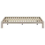 Gislen White Twin Easy Assembly Wood Platform Bed - Ornate Home