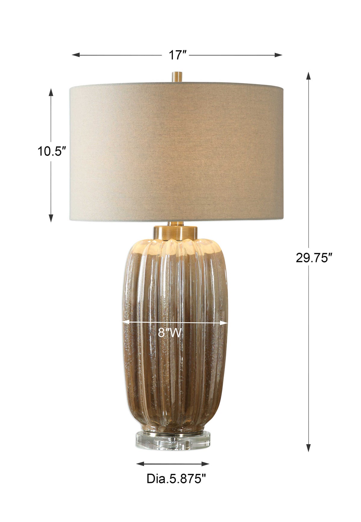 Gistova Gold Table Lamp - Ornate Home