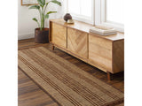 Gita Jute & Leather Rug - Ornate Home