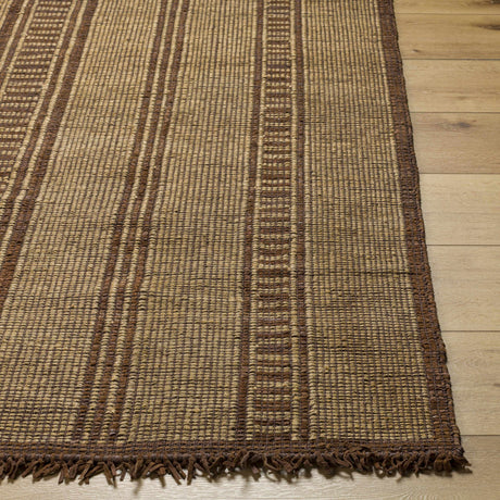 Gita Jute & Leather Rug - Ornate Home
