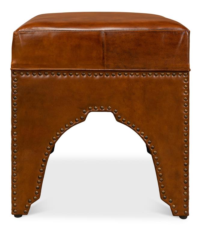 Giuseppe Brown Footstool - Ornate Home
