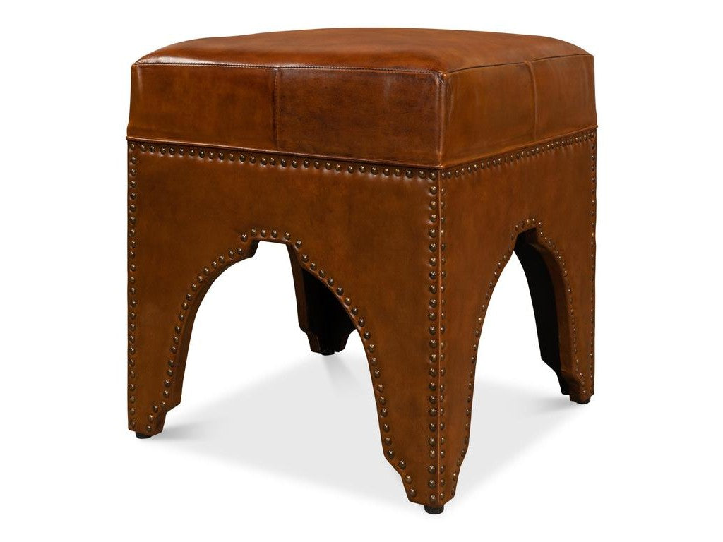 Giuseppe Brown Footstool - Ornate Home