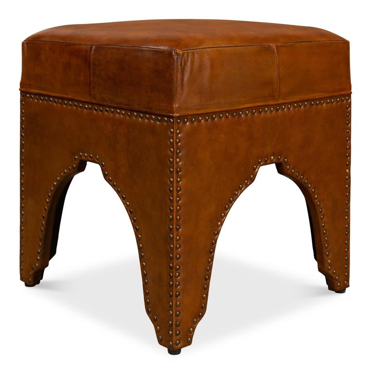 Giuseppe Brown Footstool - Ornate Home