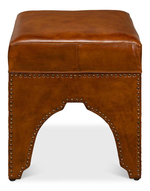 Giuseppe Brown Footstool - Ornate Home