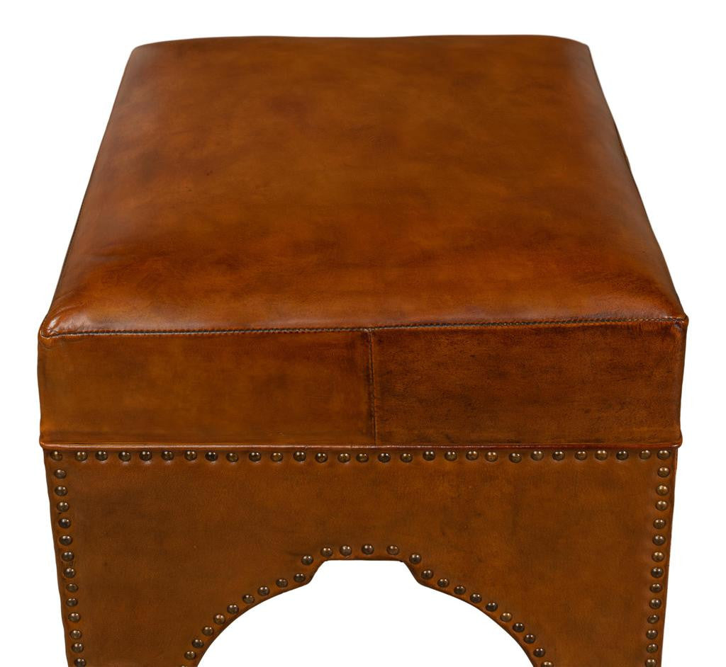 Giuseppe Brown Footstool - Ornate Home