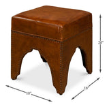 Giuseppe Brown Footstool - Ornate Home
