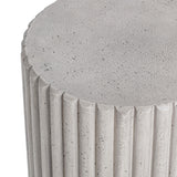 Givens Light Gray Outdoor Accent Table - Ornate Home