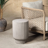 Givens Light Gray Outdoor Accent Table - Ornate Home